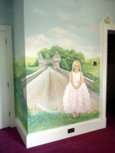 fairy tale mural