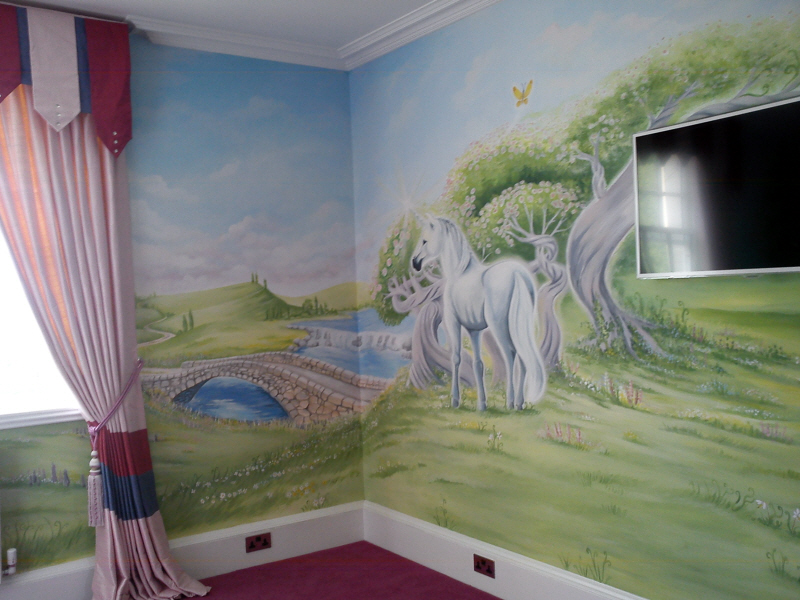 fairy tale mural