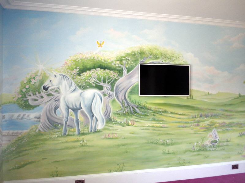 fairy tale mural