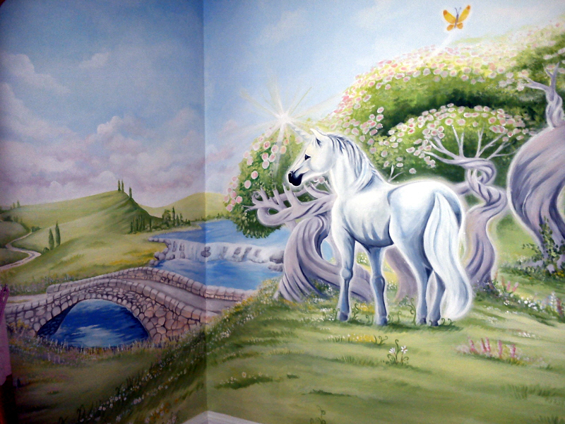 fairy tale mural