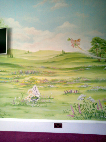 fairy tale mural