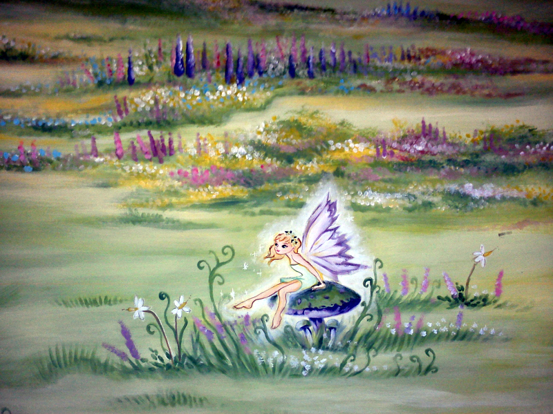 fairy tale mural