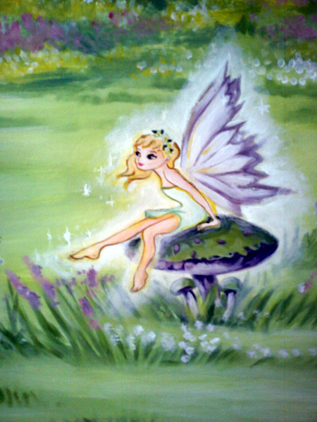 fairy tale mural