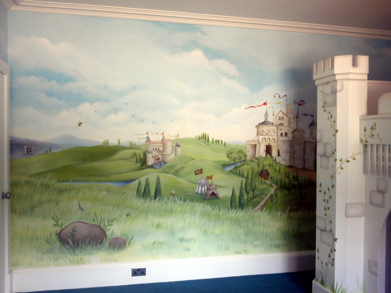 fairy tale mural