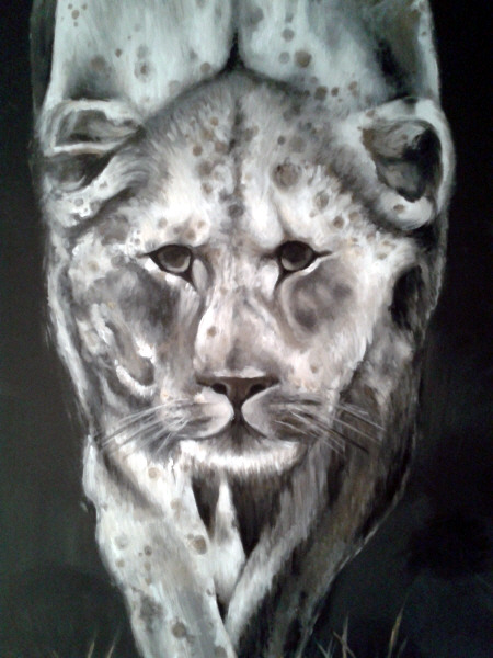 lions mural