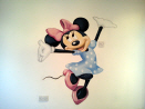 minnie mouse mural