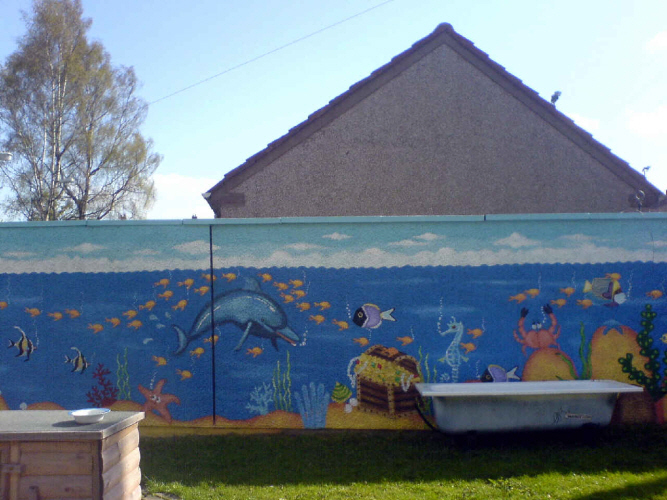 chapter one nursery mural
