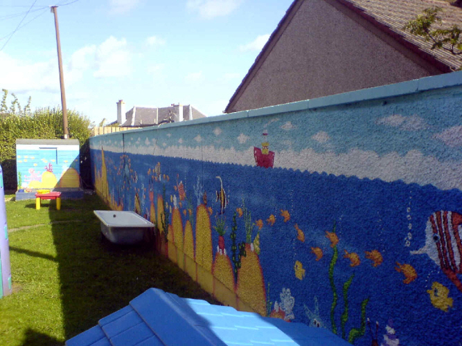 chapter one nursery mural