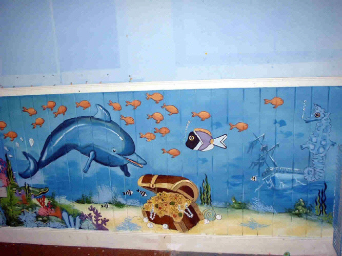 aquatic mural