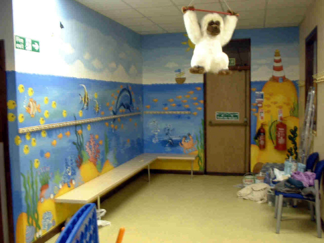aquatic mural