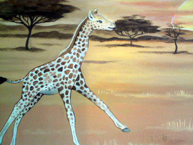 safari mural