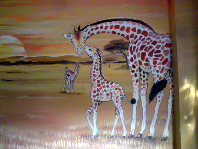 safari mural