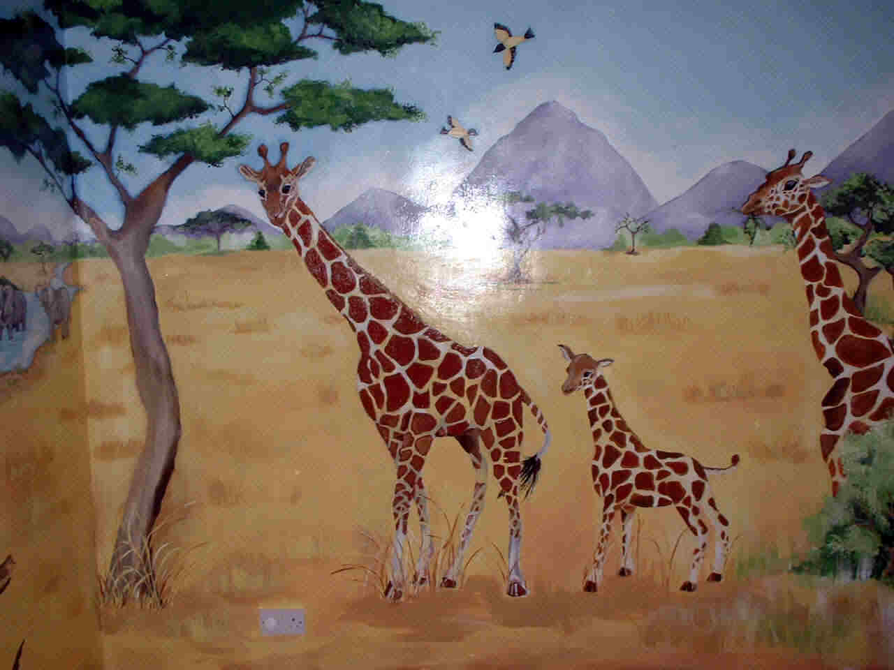 safari mural