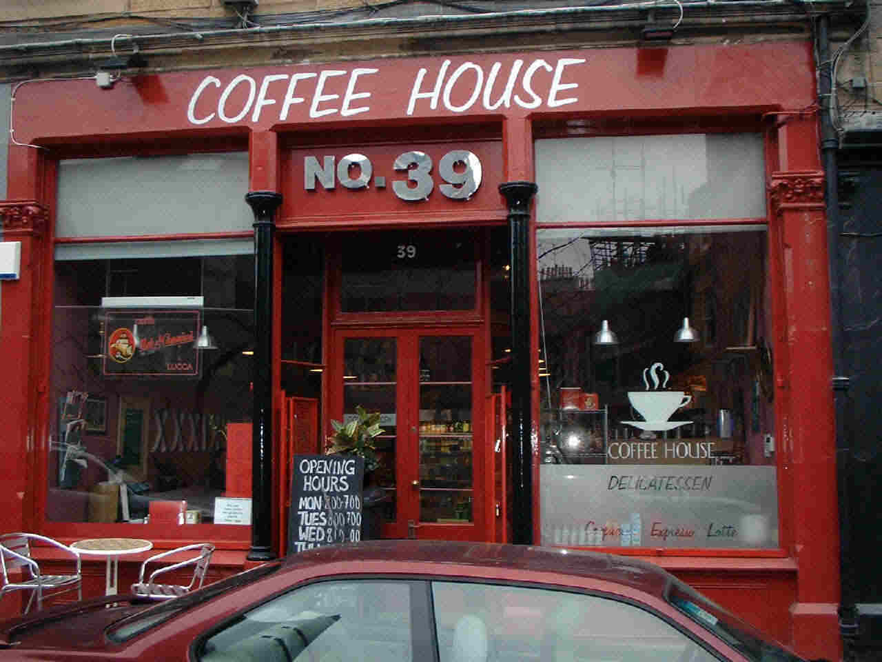 hand painted signs