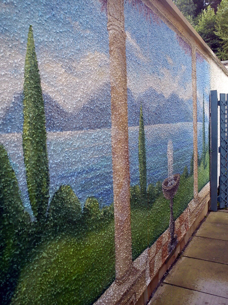 trompe l'oeil mural