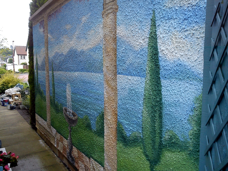 trompe l'oeil mural