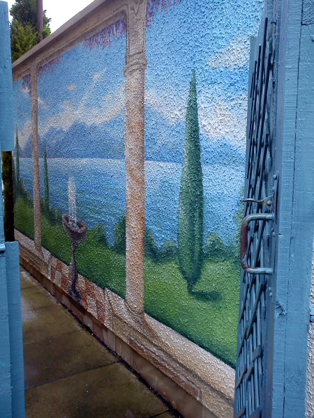 trompe l'oeil mural