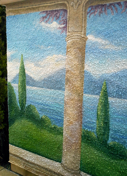 trompe l'oeil mural