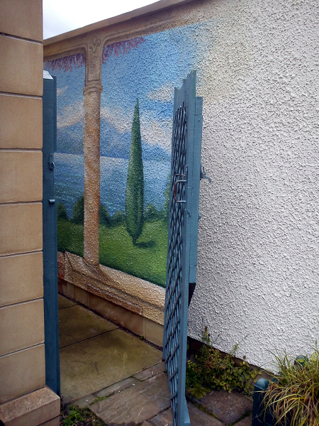 trompe l'oeil mural