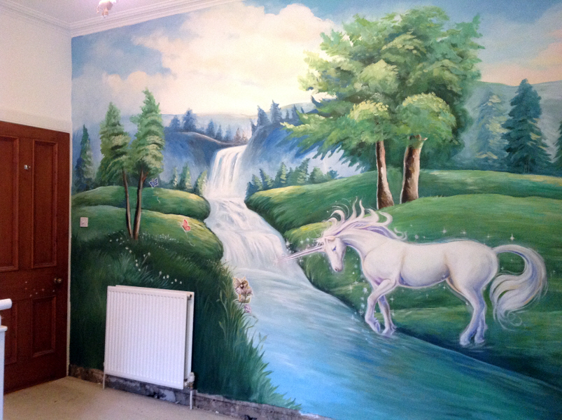 fairy tale mural