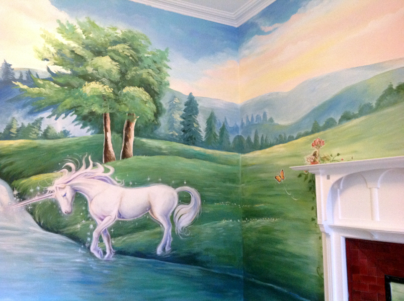 fairy tale mural