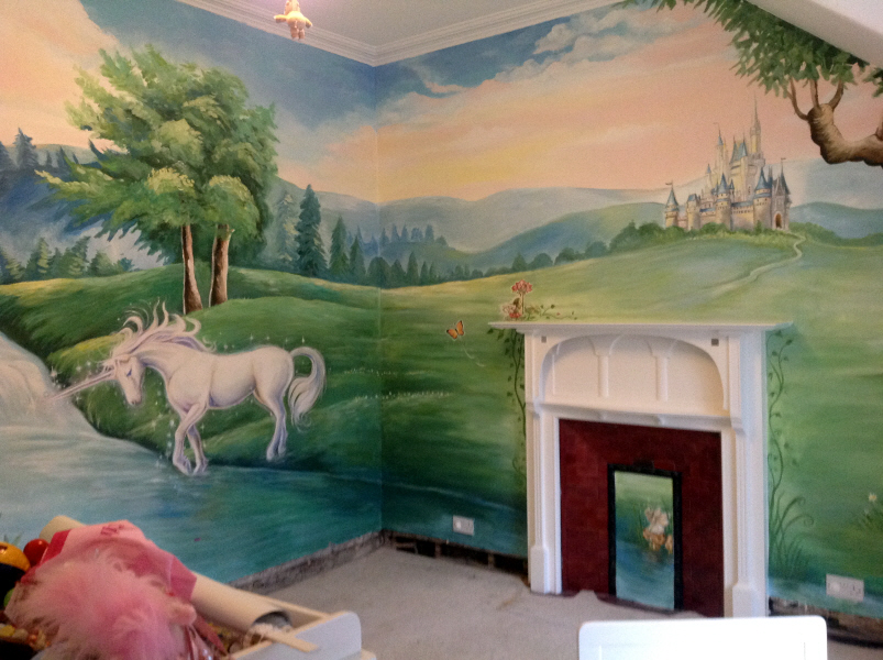 fairy tale mural