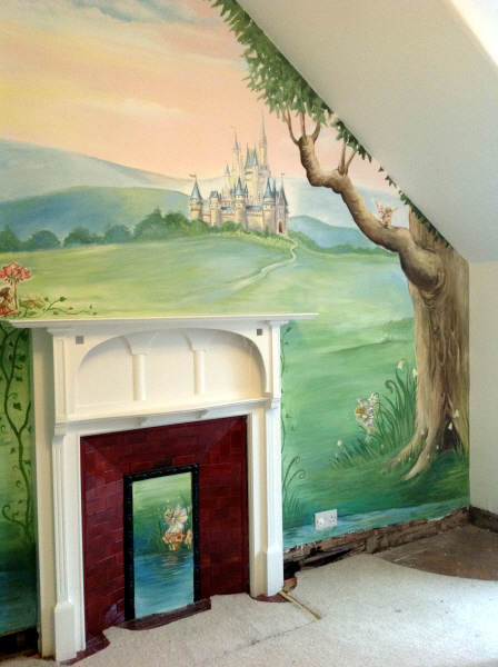 fairy tale mural