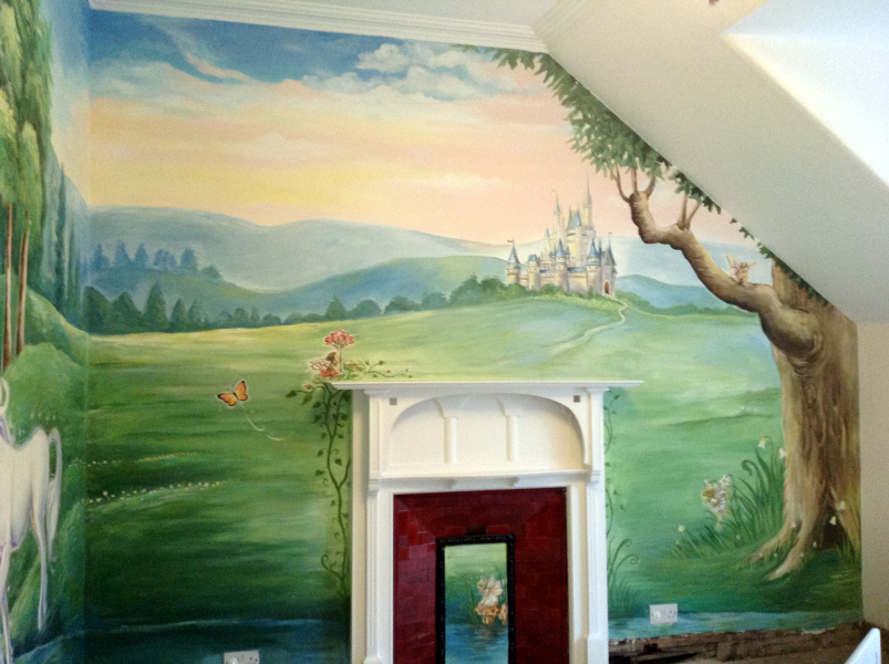 fairy tale mural