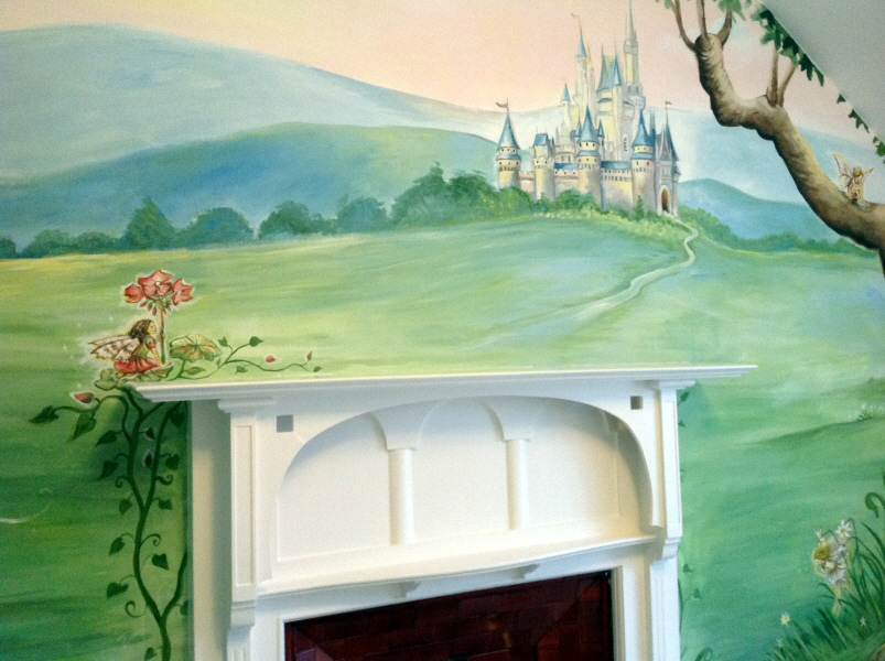 fairy tale mural