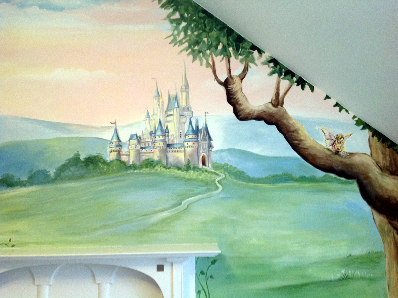 fairy tale mural