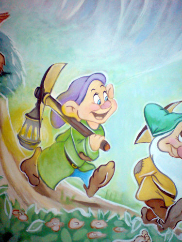 walt disney mural