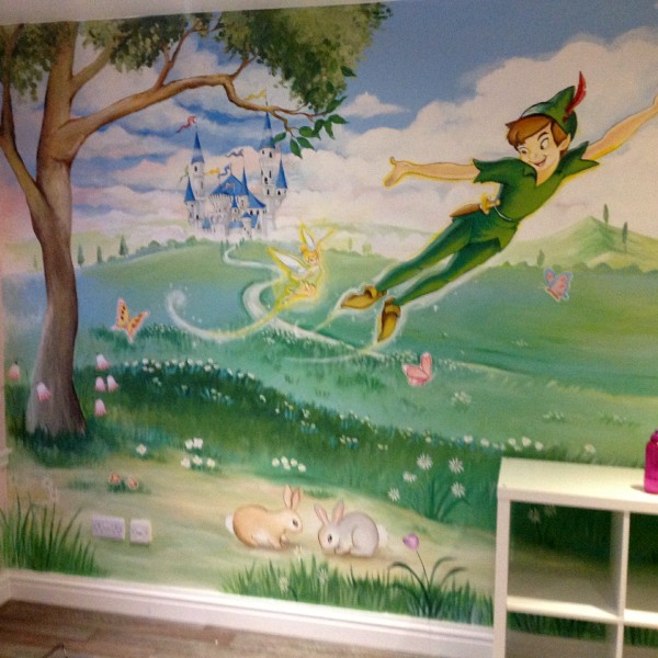 walt disney mural