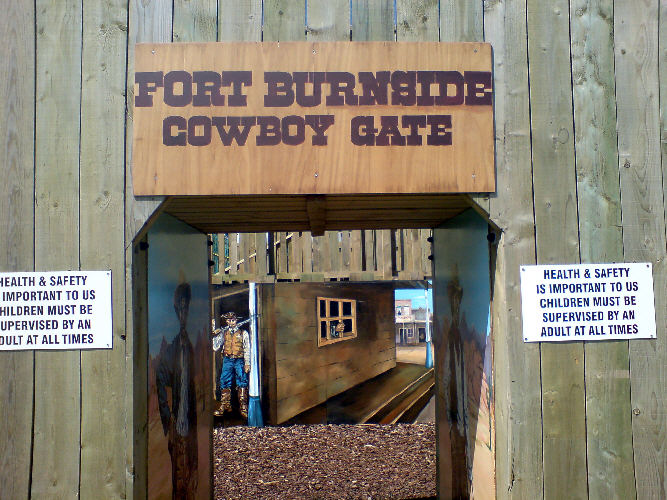 wild west mural