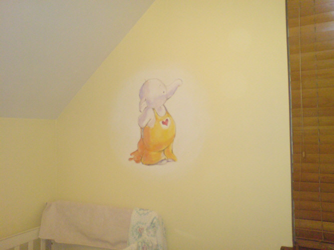 winnie the pooh mural